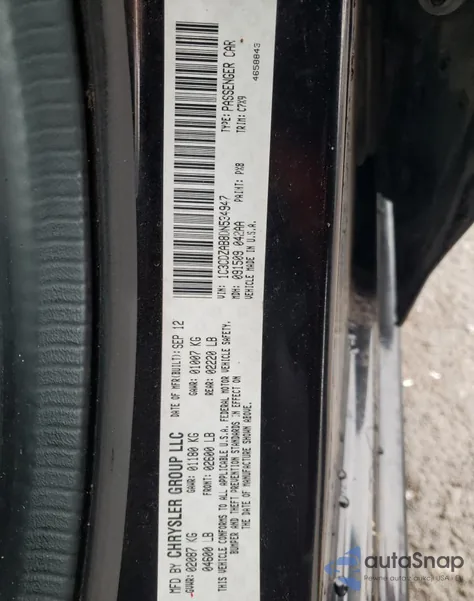 2013 Dodge Avenger Se из США, поврежденный, VIN 1C3CDZAB8DN534947